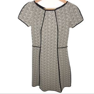 Yoana Baraschi Floral Knit Textured Sheath Dress